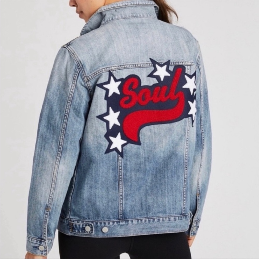 Soul cycle / rails collab denim jacket